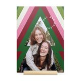 Carte de Noël personnalisée en bois - Verticale