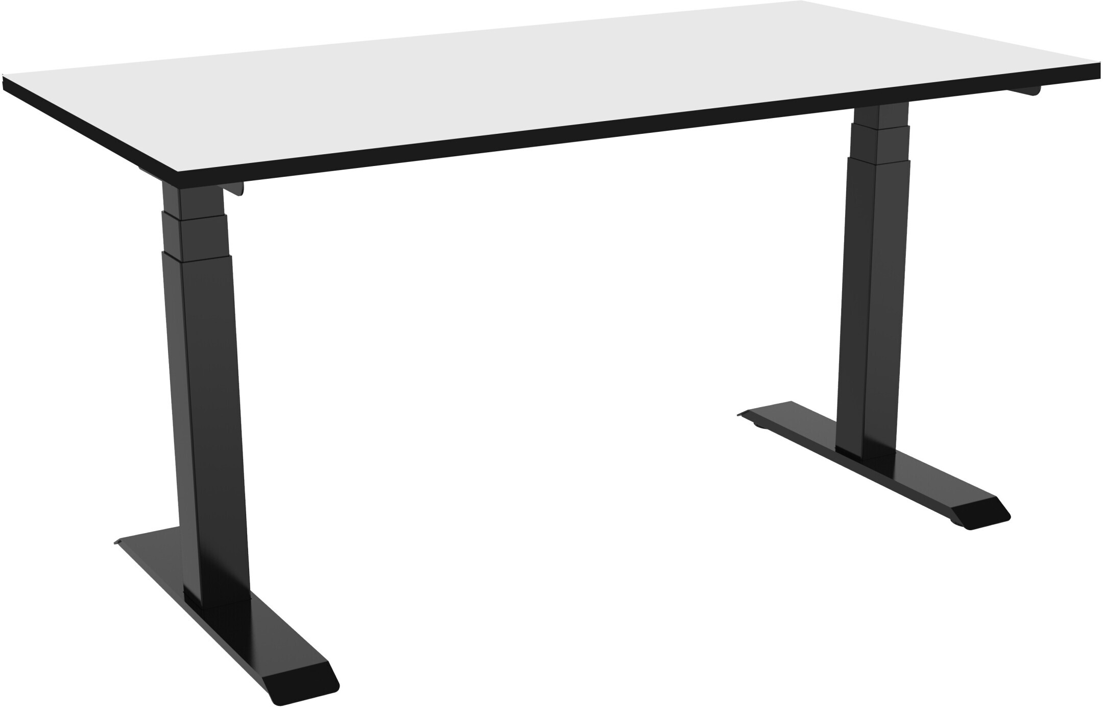 Celexon motorisch hoogteverstelbaar bureau Professional eAdjust-58123 - zwart, incl. HPL bureaublad 150 x 75 cm