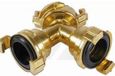 Geka bevo MEGA Y-stuk snelkoppeling messing slangmaat 9,5-38 mm - 4205...