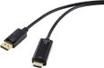 Renkforce DisplayPort / HDMI Adapterkabel DisplayPort-stekker, HDMI-A-stekker 1.00 m Zwart RF-5179186