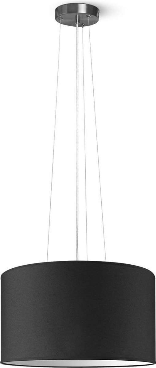 Home Sweet Home Hanglamp - - verlichtingspendel inclusief lampenkap - moderne pendellamp - 1 lichts - Ø 40 cm lengte 100cm - geschikt voor E27 LED lampe - zwart