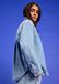 s.Oliver Oversized spijkerjack met overhemdkraag en borstzak dames blauw katoen XL