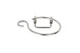 Wenko Haardrogerhouder Milano met kabelhouder, voor wandmontage, Metaalstaal, 12 x 4,5 x 11 cm, Chroom