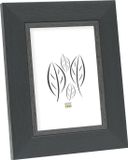 Deknudt Frames fotolijst S45CF2 - zwart - grijze bies - foto 20x30 cm