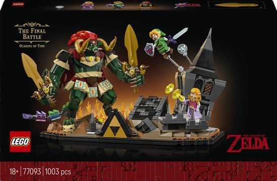 LEGO The Legend of Zelda: Ocarina of Time – The Final Battle - Model Kit for Adults - 77093