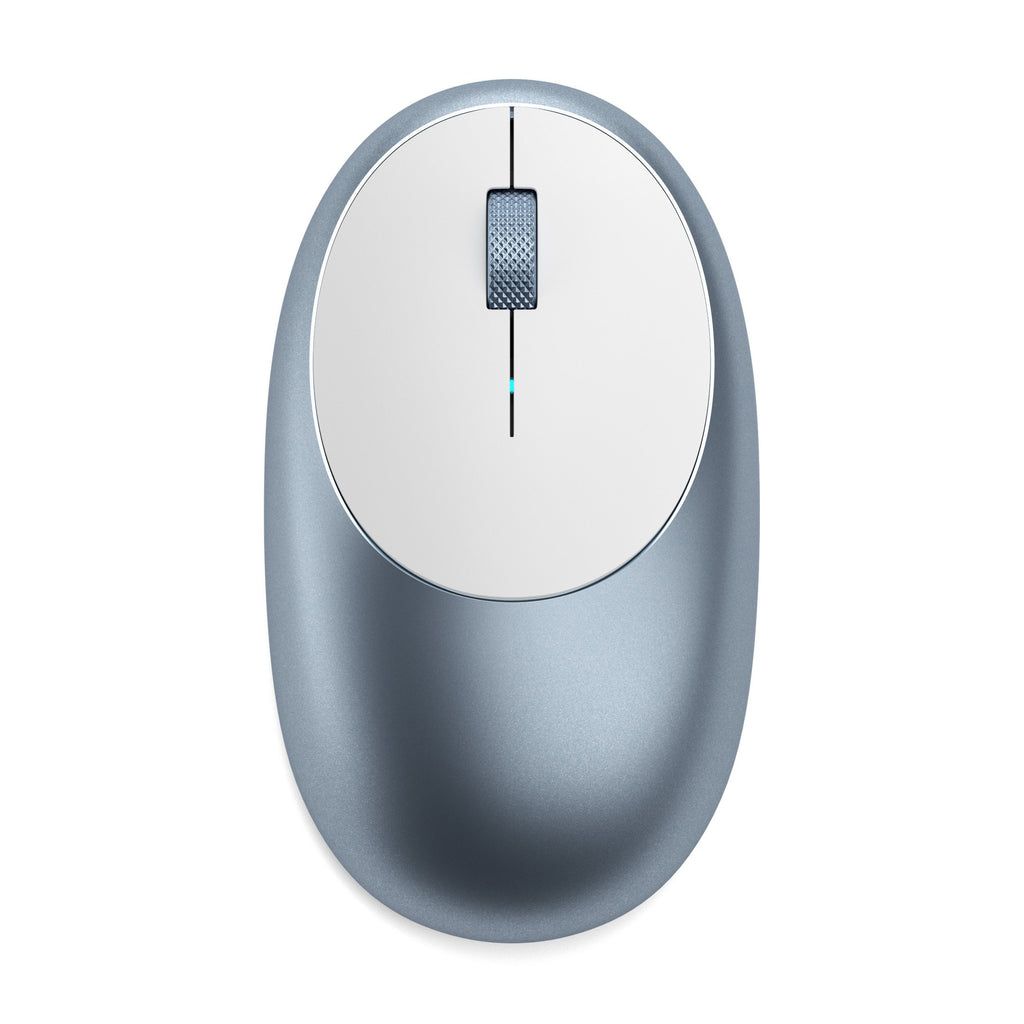 Satechi M1 Ambidextrous Bluetooth Optical Mouse - Blue/White
