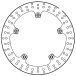 TRW round brake rotor rigid with abe
