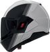 Nolan N120-1, speciale lak, N-Com klaphelm, zwart/wit/grijs, maat M (58)