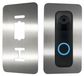 Solidchoice - Plaque de recouvrement en acier inoxydable pour sonnettes vidéo