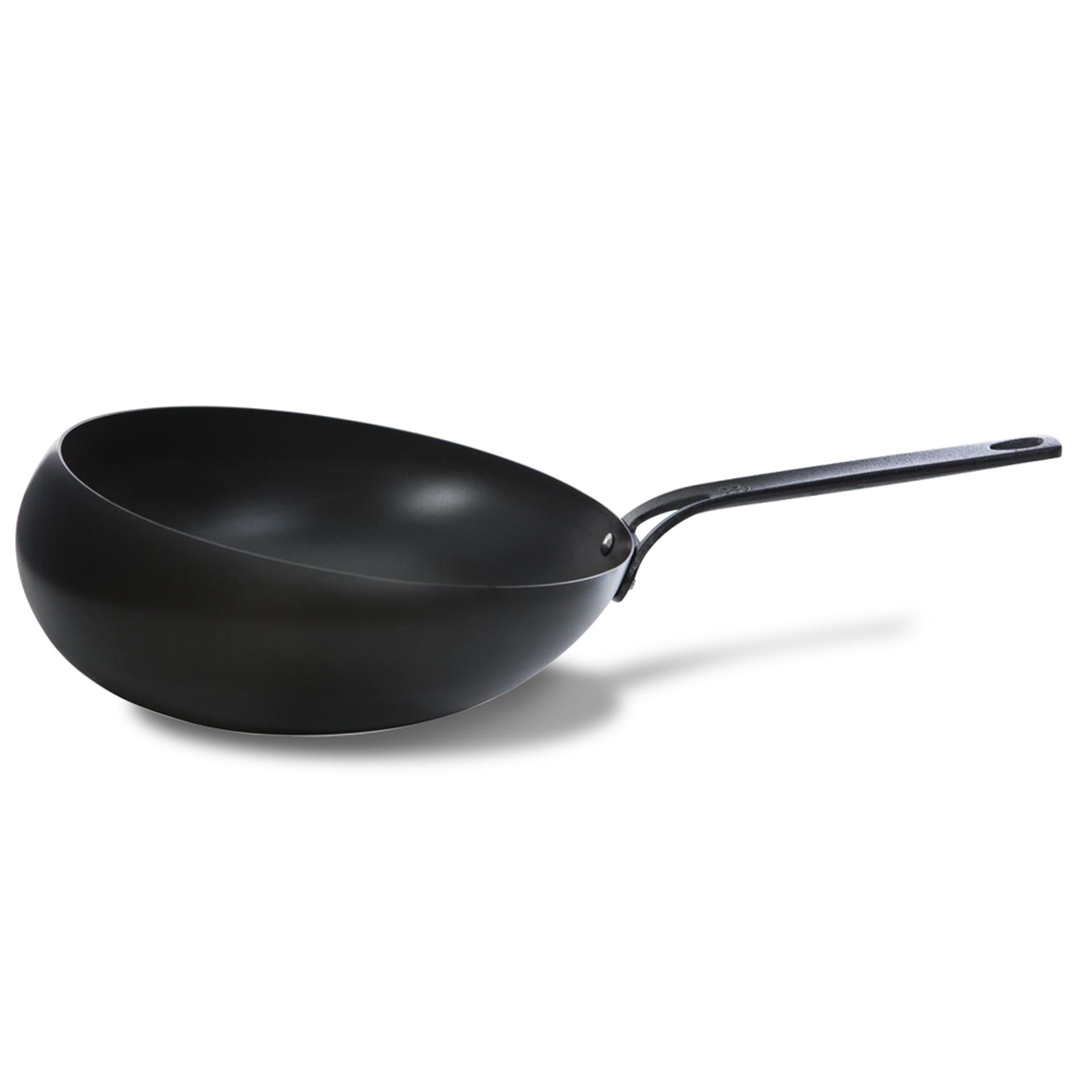 BK Black Steel Wokarang - Wokpan - Ø 30 cm - Zwart - Inductie - Ovenbestendig
