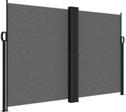 vidaXL - Windscherm - uittrekbaar - 160x600 cm - antraciet