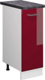 Vicco R-Line Apotheekkast – 30 cm, WB Antraciet Rode hoogglans