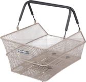BASIL Cesta Trasera Basic Cento met PLACA MIK ACERO PLAT