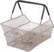BASIL Cesta Trasera Basic Cento met PLACA MIK ACERO PLAT