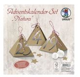 URSUS Set Natura Adventskalender Knutselen Karton Bruin 24 stuk(s)