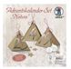 URSUS Set Natura Adventskalender Knutselen Karton Bruin 24 stuk(s)
