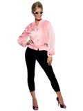 Fancy Grease Fancy Dress Pink Ladies Jacket (L)