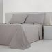 Ensemble de literie 100% coton - 180 cm - Couleur : Noa Gris