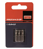 Bahco 3xembouts 1.2-8 25mm 1/4" standard | 59S/1.2-8.0-3P