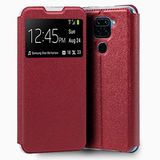 Cool Flip Cover voor Xiaomi Redmi Note 9, glad, rood