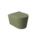 Salenzi Wandcloset Civita 50x35x36.5cm Keramiek Rimless Mat Legergroen (incl. zitting)