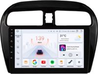 Happiq S-serie Autoradio Android met Bluetooth, CarPlay, Geschikt voor Mitsubishi Mirage/SpaceStar (2012-2018)