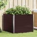Maison Exclusive - Jardinière haute, marron, 100 x 100 x 77 cm, acier galvanisé