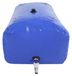 Bâche de stockage d'eau pliable - Tuyau d'eau - Capacité de 240 litres - Tissu PVC et acier inoxydable - Convient pour l'eau de pluie, le camping et comme réserve d'urgence - Dimensions : 100 x 60 x 40 cm - Plage de température : -40 à 80°C - Bleu