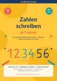 Zahlen schreiben ab 5 Jahren: Das große A4-Übungsheft von 0 bis 20 – Ziffern schreiben, zählen und Mengen verstehen, mit Startpunkten, Würfelbildern, Belohnungssystem und Zahlen-Diplom