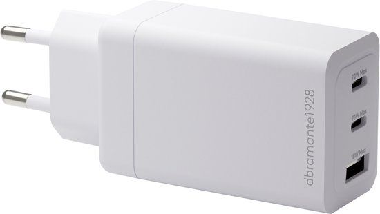 dbramante1928 CI70EUWH7283 oplader voor mobiele apparatuur Laptop, Smartphone, Tablet Wit AC Snel opladen Binnen