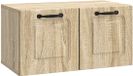 vidaXL Wandmontage TV-kast Sonoma Eiken 59,5 x 31 x 30 cm Bewerkt hout