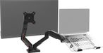 Merkloos Dubbele Monitor Beugel voor PC en Laptop