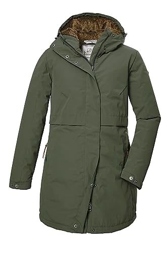 G.I.G.A. DX Dames Winterjas/functionele parka met capuchon GW 41 WMN PRK, olive, 40, 40834-000
