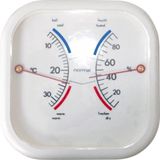 Hendrik Jan Hygro-thermometer - Vierkant - 10 cm