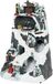 Wellhome Kerstdorp met LED-verlichting en beweging, 19.6x17.7x30.1 Cm, Veelkleurig