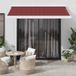 Maison Exclusive - Parasol automatique, bordeaux, 350x250 cm