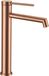 Rea Foss high - Wastafelkraan - Geborsteld Koper - 29,5X4X19CM