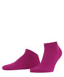 FALKE ClimaWool kort eenkleurig wol lyocell sneakersokken enkelsokken heren rood - maat 39-40