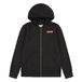 Levi's LVN Boxtab jongens hoodie met ritssluiting, meteoriet, 10 jaar