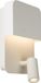 Lucide BOXER - Bedlamp / Wandlamp - LED - 3000K - Met USB oplaadpunt - Wit