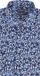 OLYMP Luxor Modern Fit Overhemd Heren Blauw Gebloemd Katoen M