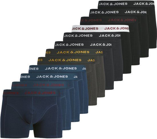 Jack & Jones Boxershorts Heren (12-pack) - Maat S