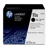 HP 11X 2-pack Noir Cartouches de toner (Q6511XD) - Haute capacité