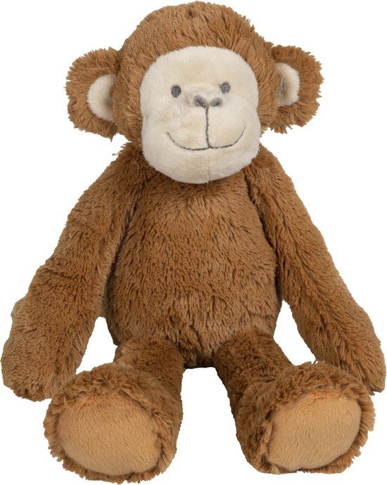 Happy Horse Aap Micha Knuffel 38cm - Bruin - Pluche Knuffel - Baby & Kinderen