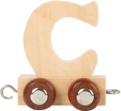 Small Foot - Houten Lettertrein - C - Naturel