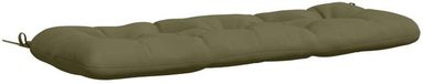 vidaXL Bankkussen VIANEN 100% Polyester Olijfgroen 100 x 40 x 12 cm