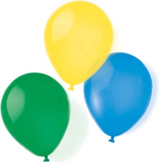 Amscan Riethmüller 8 Latex Ballonnen "Metallic" Assorti 22.8 cm Multikleur