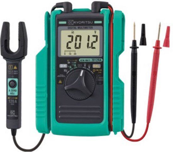 Kyoritsu KEW Mate 2012 RA Multimeter, Stroomtang Digitaal CAT II 600 V, CAT III 300 V