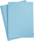 Creotime Karton - lichtblauw - A4 - 21x29,7cm - 220 grams - 10 vellen