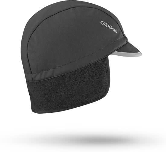 GripGrab Winter Cycling Cap - Muts - Maat S - Unisex - Zwart